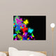 Abstract with Colorful Butterfly Wall Mural