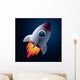 Rocket Wall Mural