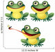 Frog Wall Decal Sticker Set