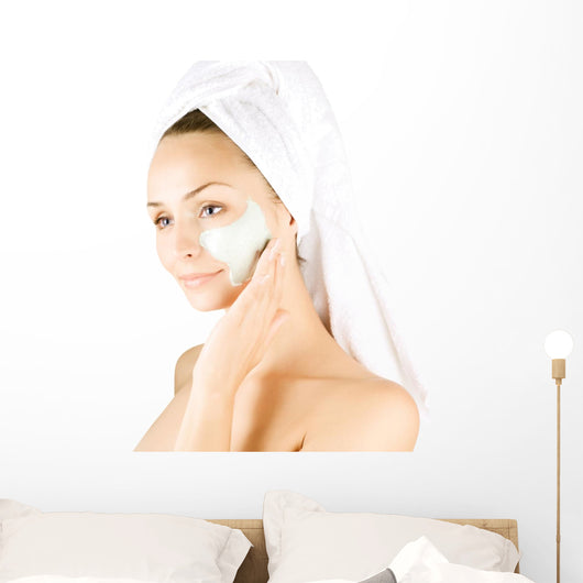 Spa Facial Mask.Day-spa Wall Decal