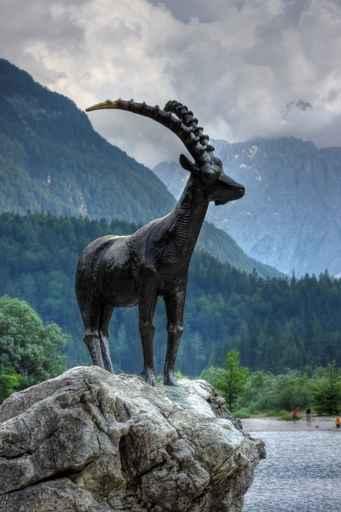 Capricorn Statue Wall Decal