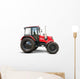 Red tractor Wall Decal
