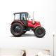 Red tractor Wall Decal