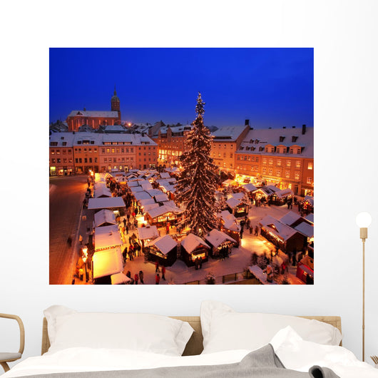 Weihnachten - Weihnachtsmarkt in Annaberg-Buchholz Wall Mural