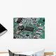 Microchip on card of the modem Wall Mural