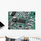 Microchip on card of the modem Wall Mural