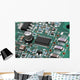 Microchip on card of the modem Wall Mural
