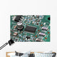 Microchip on card of the modem Wall Mural
