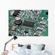 Microchip on card of the modem Wall Mural