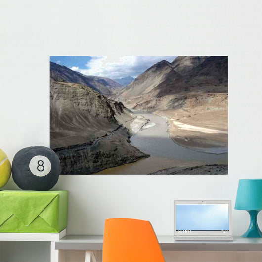 Confluent L'indus Et Du Wall Decal