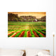 Agricultural Field with House Wall Decal Design 2