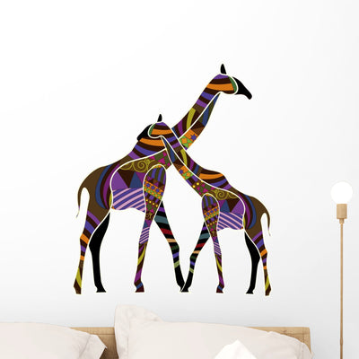 Fauna shown on a wall