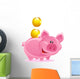 Piggy Bank Wall Decal