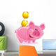 Piggy Bank Wall Decal