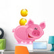 Piggy Bank Wall Decal