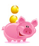 Piggy Bank Wall Decal