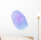 Fingerprint in gradient color Wall Decal
