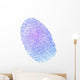 Fingerprint in gradient color Wall Decal