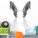 Zebra Reflection Wall Decal