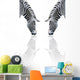Zebra Reflection Wall Decal