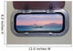 Boat Porthole Sunset Red