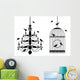 Birdcage and Chandelier with