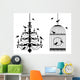 Birdcage and Chandelier with