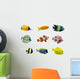 Nine Tropical Fish Wall Decal