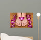 Feet and Orchids Wall Mural