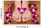 Feet and Orchids Wall Mural
