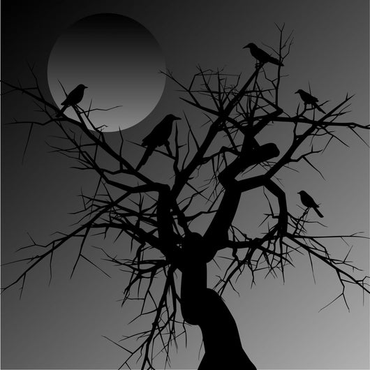 scary tree Wall Mural