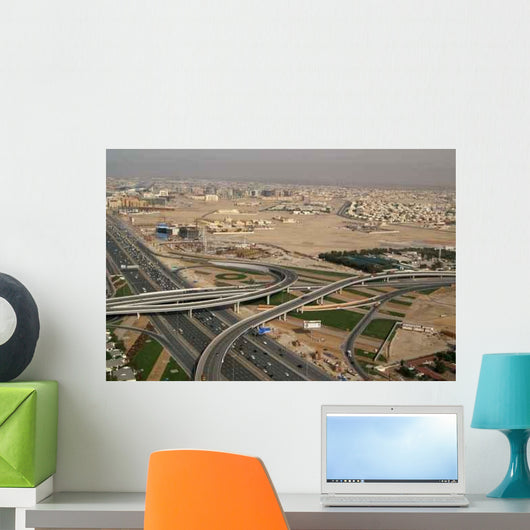 Dubai Sheik Zayed Road Wall Decal