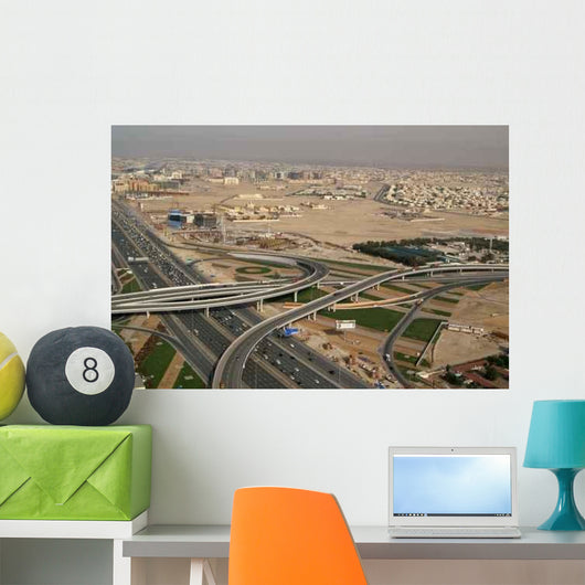 Dubai Sheik Zayed Road Wall Decal