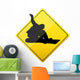 snowboarding, button, sign, extremely Wall Decal