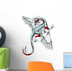 Metal Dragon Tattoo Wall Decal