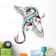 Metal Dragon Tattoo Wall Decal