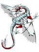 Metal Dragon Tattoo Wall Decal