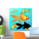 Neun Goldfische