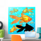Neun Goldfische