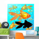 Neun Goldfische
