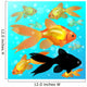 Neun Goldfische