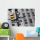 Street sign and traffic light on Broadway Wall Mural