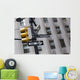 Street sign and traffic light on Broadway Wall Mural