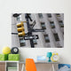 Street sign and traffic light on Broadway Wall Mural