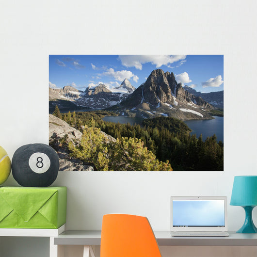 Sunburst Peak and Mount Assiniboine Wall Mural
