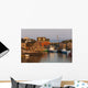 Moored boats Wall Mural