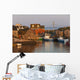 Moored boats Wall Mural