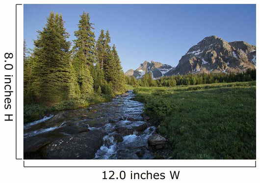 Gog Creek and surrounding mountains Wall Mural