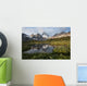 Mount Assiniboine and surrounding mountains Wall Mural