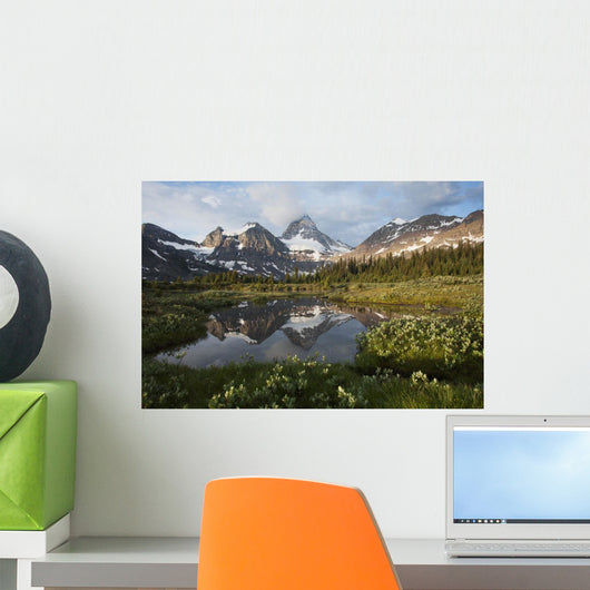 Mount Assiniboine and surrounding mountains Wall Mural